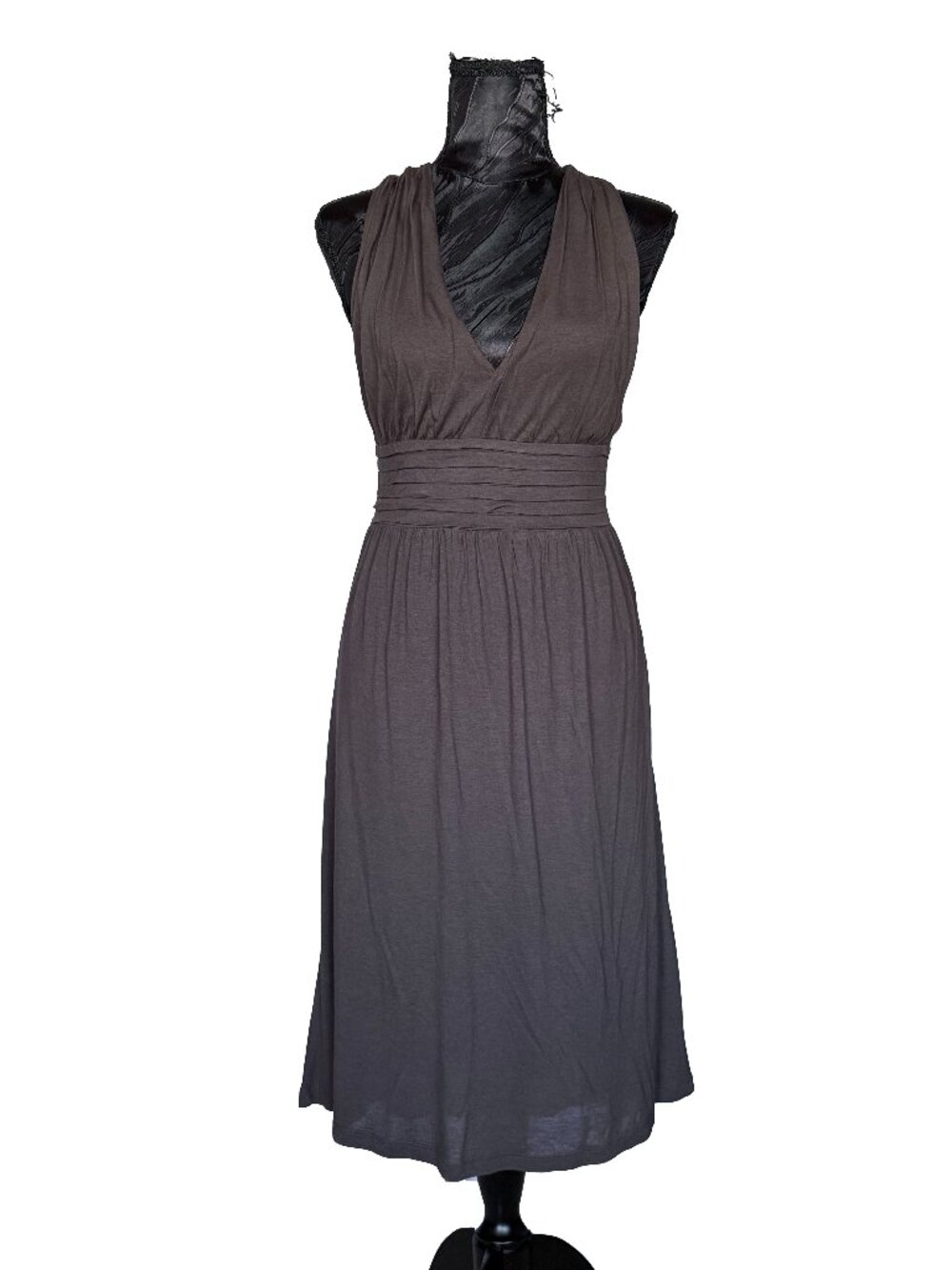 ✨ Kashieca Convertible Halter Midi Dress - Boho Earthy Brown Size Medium ✨
